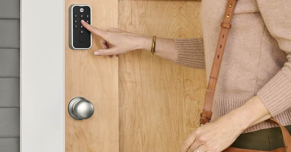 Yale Code keypad deadlock electronic door lock