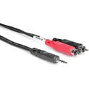 Hosa Stereo Mini-to-RCA Adapter Cable - 3-foot