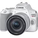 Canon EOS Rebel SL3 (no lens included) - With 18-55mm zoom lens, White