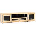 Salamander Designs Synergy System Model 245 - Maple with satin aluminum posts