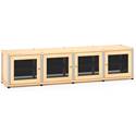 Salamander Designs Synergy System Model 247 - Maple with  satin aluminum posts
