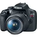 Canon EOS Rebel T7 Two Zoom Lens Kit - With 18-55mm zoom lens