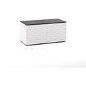 Salamander Designs Chameleon Collection Barcelona 221 - Textured White with Black Glass