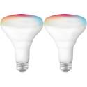 Satco Starfish RGB and Tunable White BR30 LED Bulb (800 lumens) - 2-pack