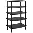 Pangea Audio Vulcan Audio Rack - Carbon Fiber/Black Posts