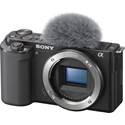 Sony Alpha ZV-E10 Vlog Camera (no lens included) - No lens included, Black
