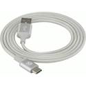 Scosche StrikeLine™ USB-A to USB-C Cable - 4-foot, Silver