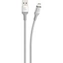 Scosche StrikeLine™ USB-A to Lightning® Cable - 4-foot, Silver