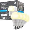 C by GE Smart Soft White Dimmable A19 Bulbs - 4 pack
