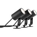 Philips Hue Lily White/Color Outdoor Extension Spotlight - Lily 3-pack Spotlight Base Kit