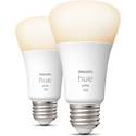 Philips Hue White A19 Bulb (1100 lumens) - 2-pack