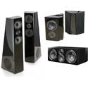 SVS Ultra Tower 5.0 Home Theater Speaker System - Piano Gloss Black