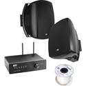 OSD Workshop/Outdoor Sound System Package - Black speakers