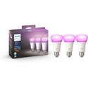 Philips Hue White and Color Ambiance A19/E26 Bulb (800 lumens) - 3-pack