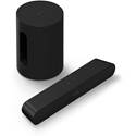 Sonos Ray Compact 2.1 Home Theater Bundle - Black