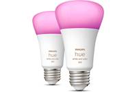 Philips Hue White and Color Ambiance A19/E26 Bulb (800 lumens) (2-pack)