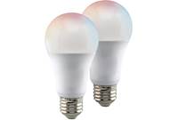 Satco Starfish T20 RGB and Tunable White A19 LED Bulb (800 lumens) (2-pack)