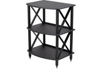 Pangea Audio Vulcan Turntable Stand and LP Storage Rack (Black)