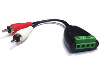 Speaker Wire-to-RCA Adapters