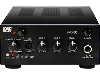 Commercial Audio Mixer/Amplifiers