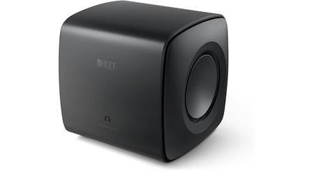 KEF KC62 (Carbon Black) Compact powered subwoofer with digital