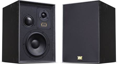 Wharfedale Super Denton (Black Oak) Vintage-style bookshelf
