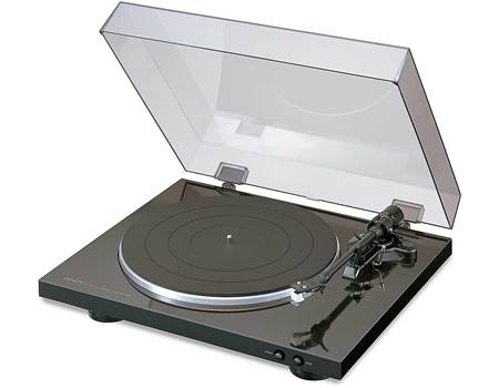 Denon DP-300F Automatic belt-drive turntable with pre-mounted