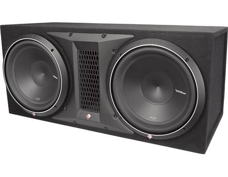Rockford Fosgate P2-2X12 Ported enclosure with two 12