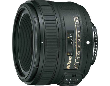 Nikon AF-S Nikkor 50mm f/1.8G Standard prime lens for Nikon SLR