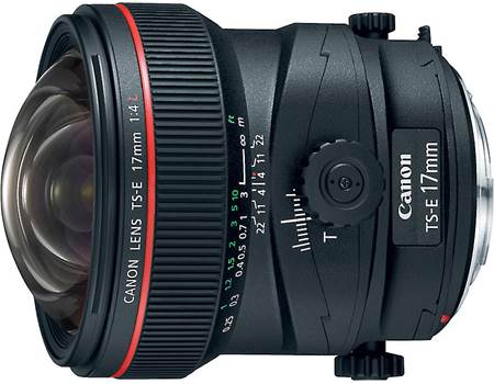 Canon TS-E 17mm f/4L L series ultra-wide-angle tilt shift prime