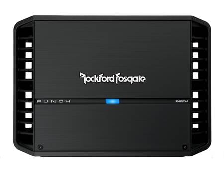 Rockford Fosgate Punch P400X4 4-channel car amplifier — 50 watts