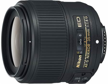 Nikon AF-S Nikkor 35mm f/1.8G ED Wide-angle prime lens for Nikon