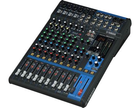 Yamaha MG12 12-channel mixer — with compression at Crutchfield