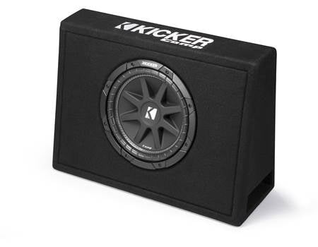 Kicker 50TCWC104 Truck-style 4-ohm ported enclosure with one 10