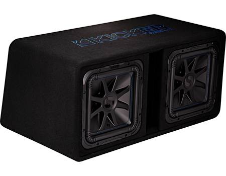 Kicker 44DL7S122 Ported 2-ohm enclosure with two Solo-Baric L7S