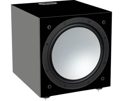 【激レア】Monitor Audio W-12 Silver ローズナット Monitor Audio Silver W-12 (High Gloss Black) Powered subwoofer