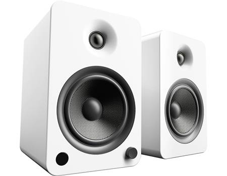 Kanto YU4 (Matte White) Powered stereo speakers with Bluetooth