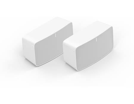 Sonos Five - 2 pack (White) Wireless powered speakers with Wi-Fi