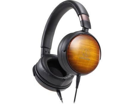 Audio-Technica ATH-WP900 Over-ear maple wood headphones at Crutchfield