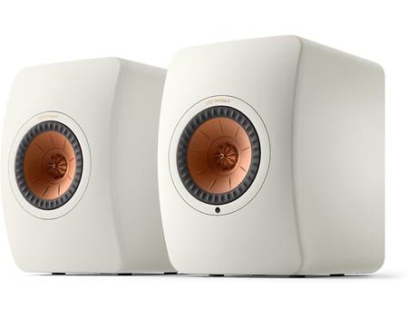 KEF LS50 Wireless II (Mineral White) Powered stereo speakers with