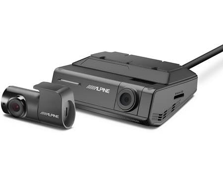 Alpine DVR-C320R HD dash cam with Wi-Fi and included rear-view cam