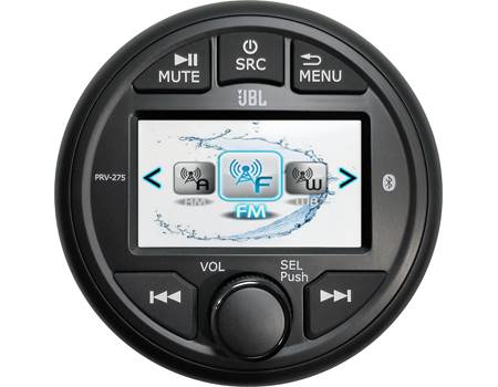 アンプ JBL F22 Stereo Balance and Power Relay JBL PRV-275 Marine digital media receiver with built-in Bluetooth