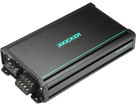 Kicker 48PXA6001 耐候性パワースポーツモノアンプ & 10インチ 2オーム