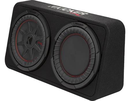 Kicker 48TCWRT672 Truck-style sealed enclosure with single 6-3/4