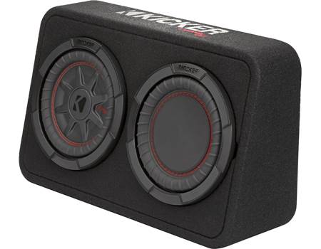 Kicker 48TCWRT102 Truck-style sealed enclosure with single 10
