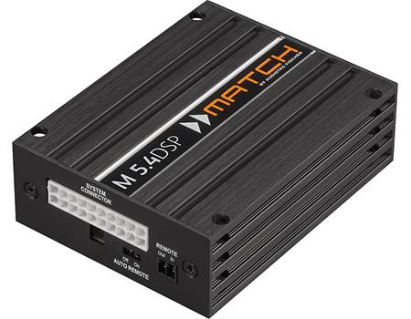 MATCH M 5.4DSP Compact 5-channel car amplifier with digital signal