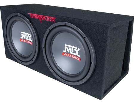 MTX TNE212DV Ported enclosure with dual 12