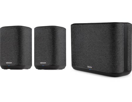 Denon Home 250 (Single) and Home 150 (Pair) (Black) 3 wireless