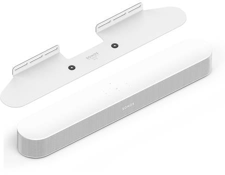 Sonos Beam (Gen 2) + Wall Mount Kit (White) Powered sound bar