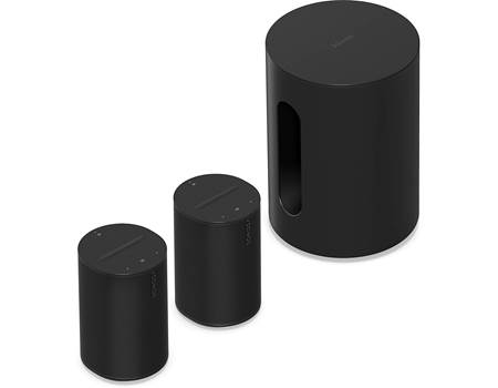Sonos Era 100 and Sub Mini Home Theater Bundle (Black) Includes
